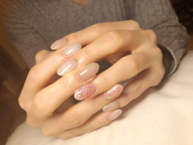 冬も大活躍シェルネイル
