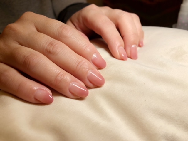 オフィスネイル大人ピンク