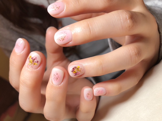 ウェディングネイル会津の式場にて前撮りネイル