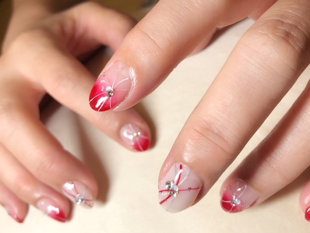 ブライダルネイル花婿のお母さまネイル