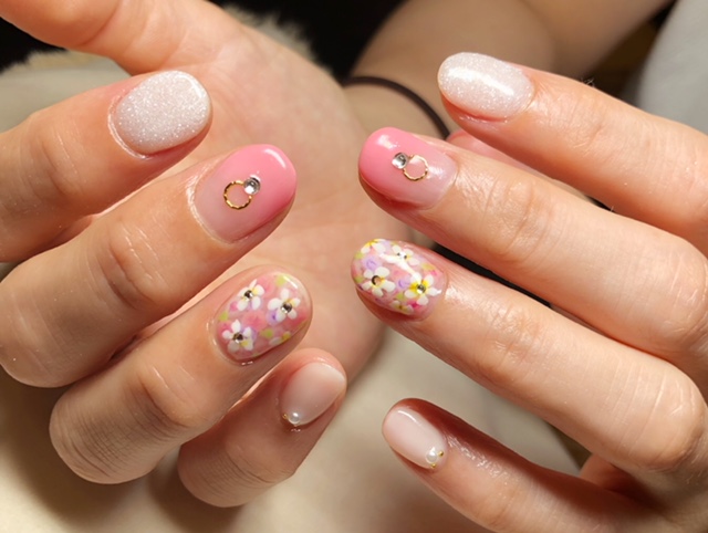 欲張りネイルやりたい！を詰め込みました