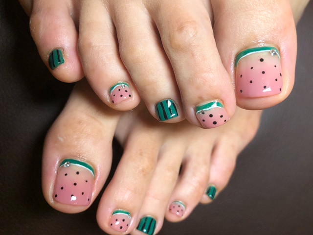 スイカネイル遊び心って大切！