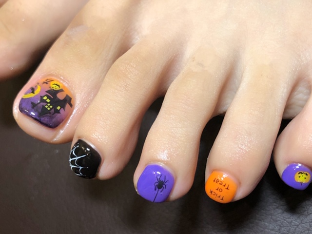 ハロウィンネイル