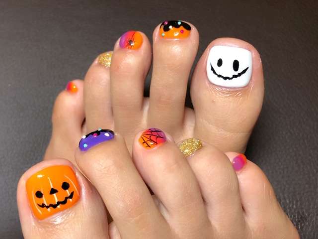 ハロウィンネイル