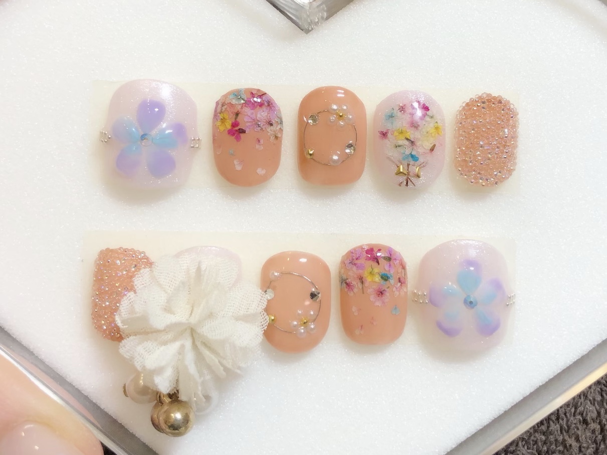 オーダーチップ×ウェディングネイル