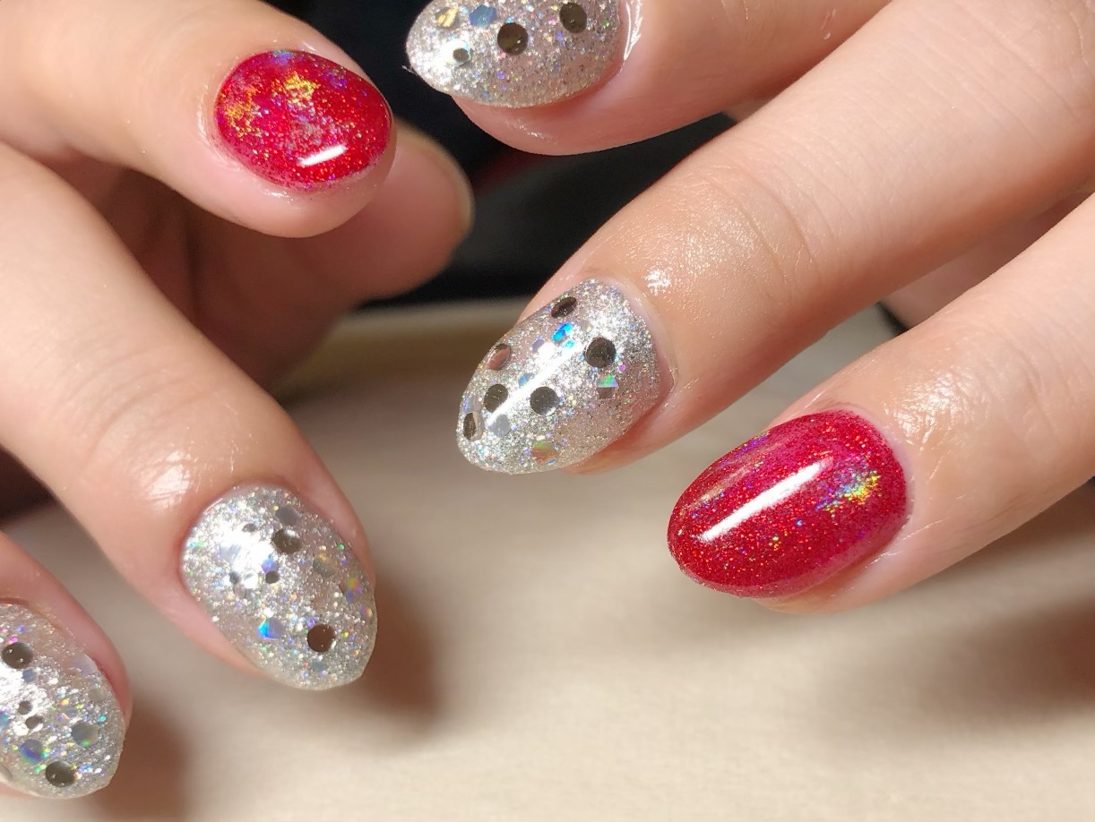 ラメホログラムネイル