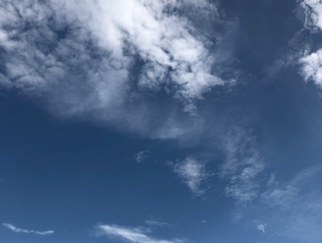 夏の青会津の空
