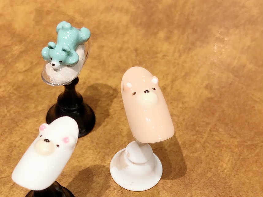 くまちゃん×かわいいネイル