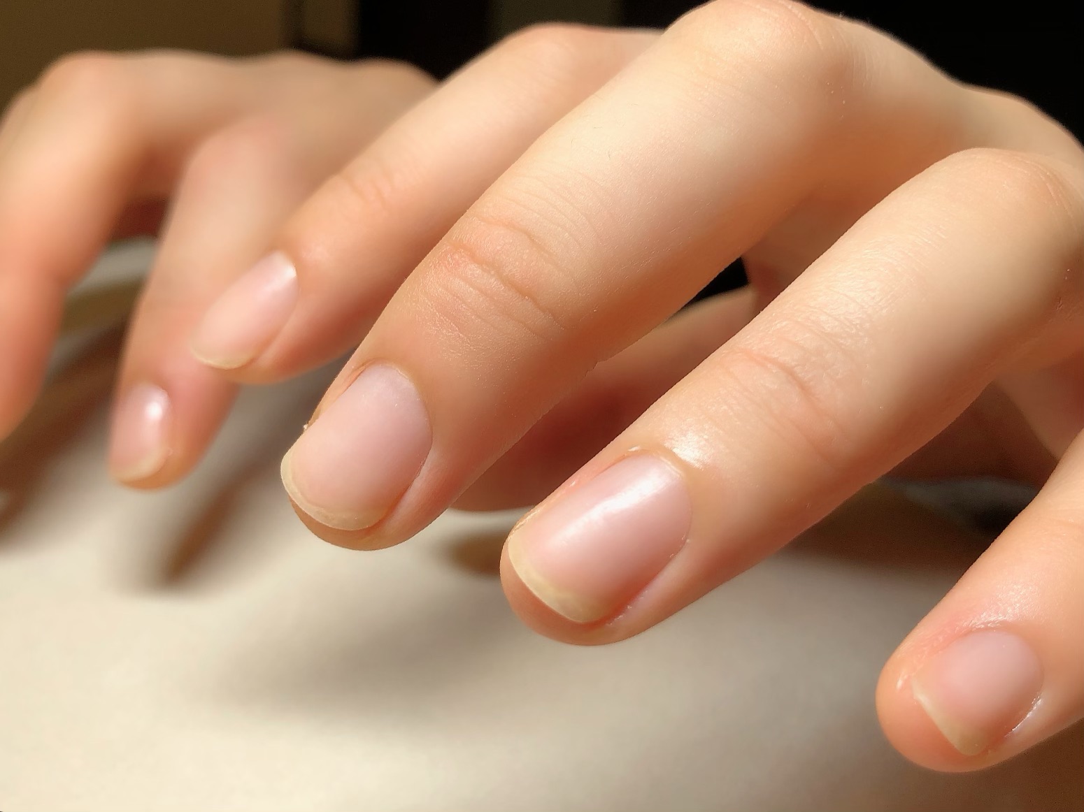 ネイルケアで爪育中