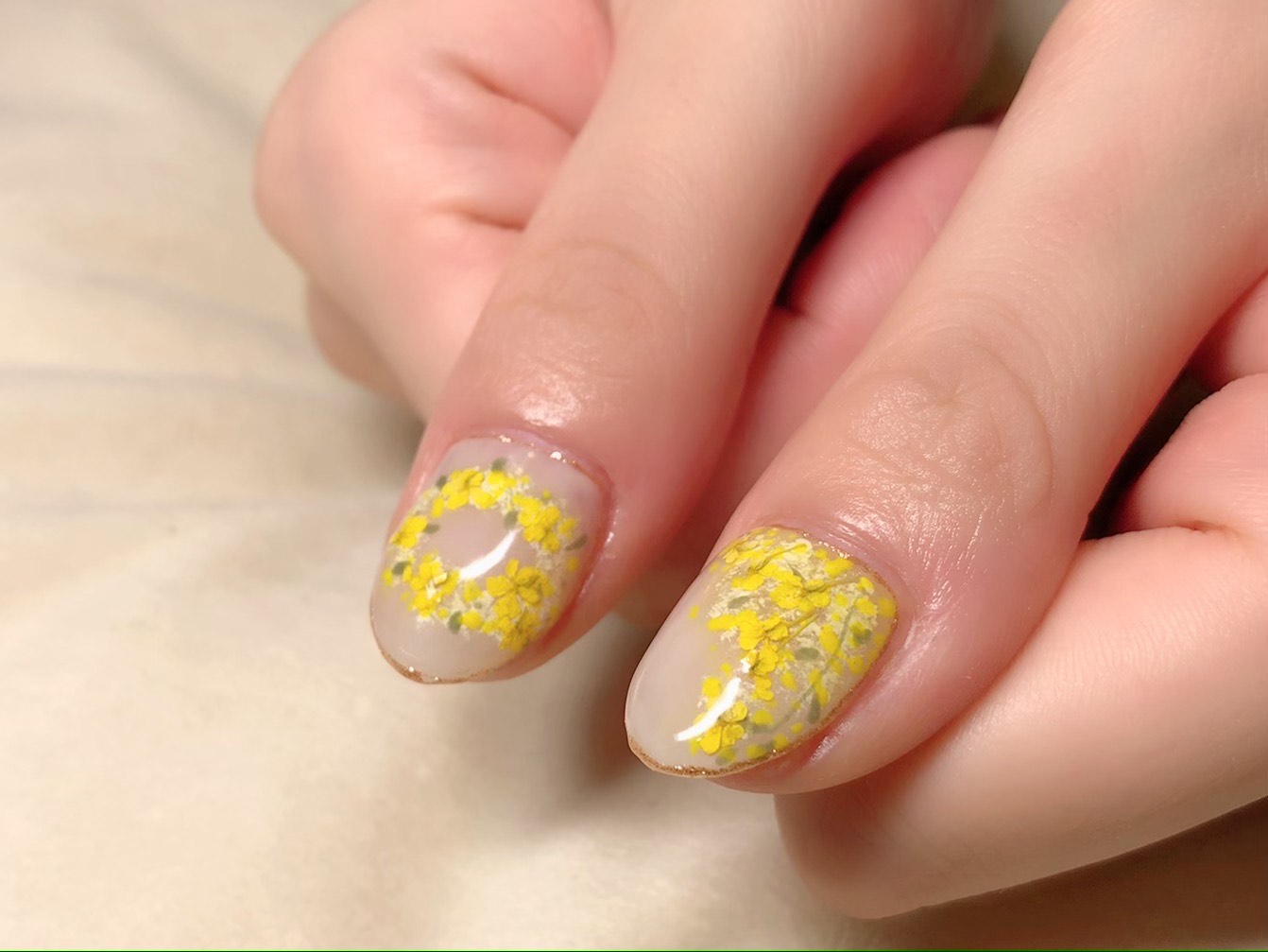 ミモザネイル